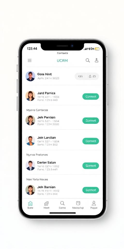 Mobile-First Design - Manage contacts on the go
