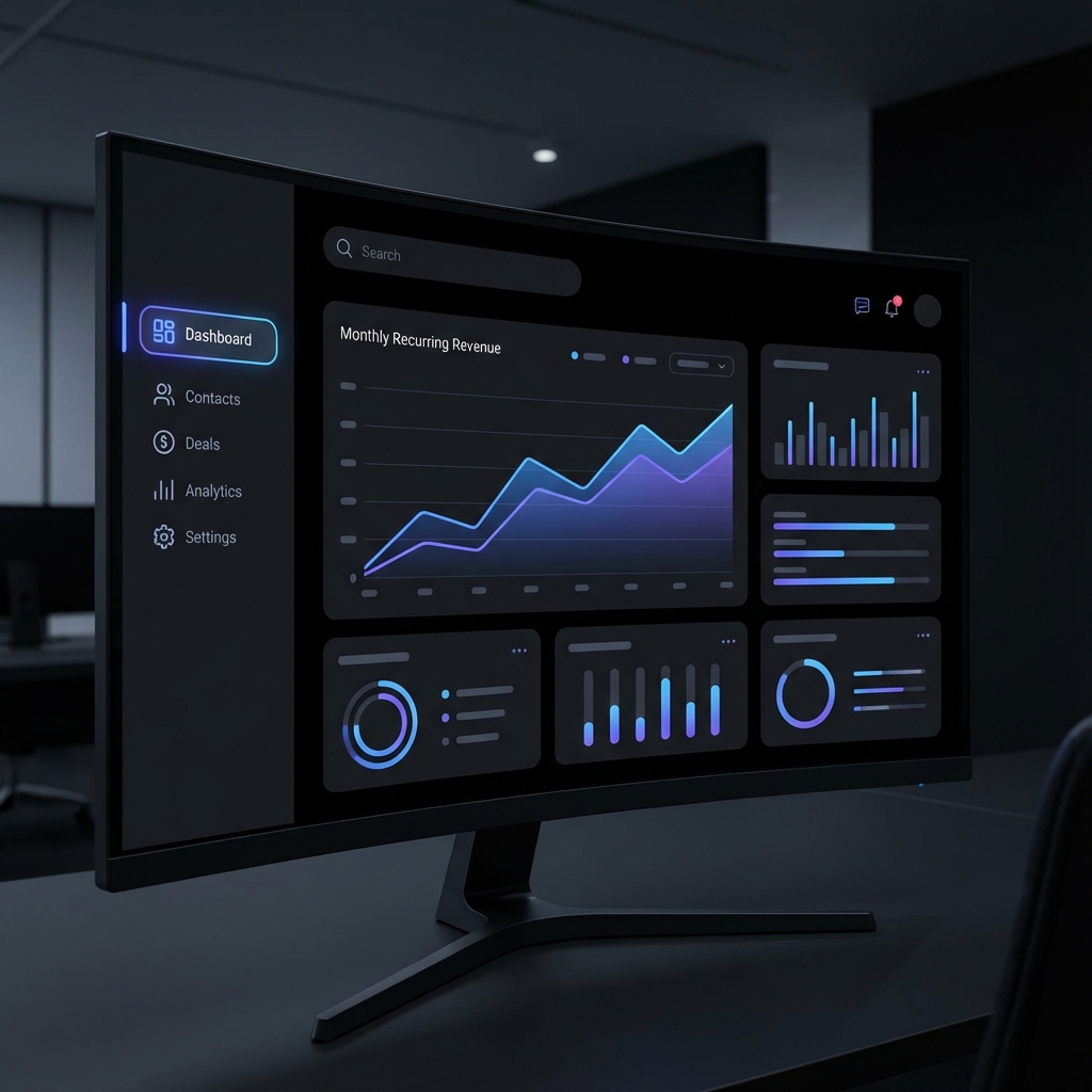 High Fidelity S2CRM Dashboard